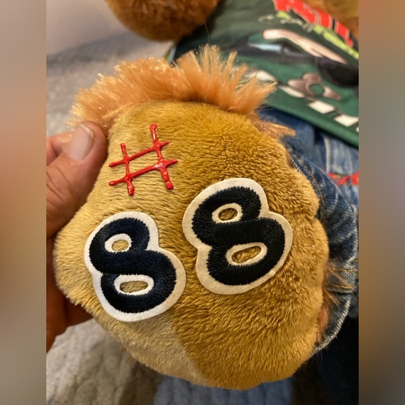 Dan Dee choice bear with a Earnheart jr upgrade excellent condition VINTAGE - Picture 4 of 13